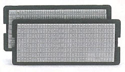 Atlas 4912 Ersatzschwamm Stempel Schwarz