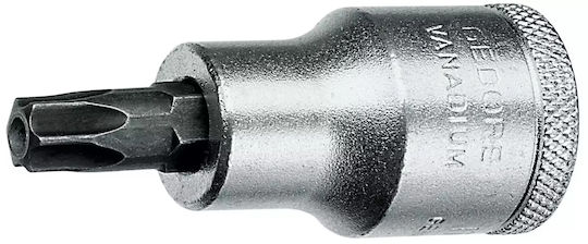 Gedore Bit-Stecknuss mit Torx-Bit und Antriebsvierkant 1/2'' Größe T20 1Stück