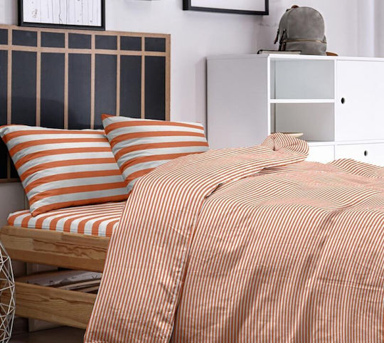 Kentia Duvet Cover Set Cotton Single with Pillowcase 160x240 Dixon 06