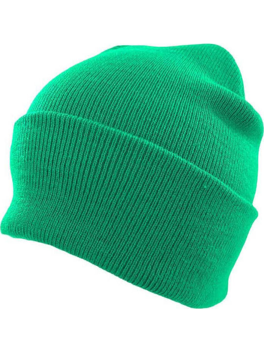 Beanie Unisex Beanie Gestrickt in Grün Farbe
