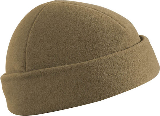 Beanie Unisex Fleece Beanie Gestrickt in Khaki Farbe