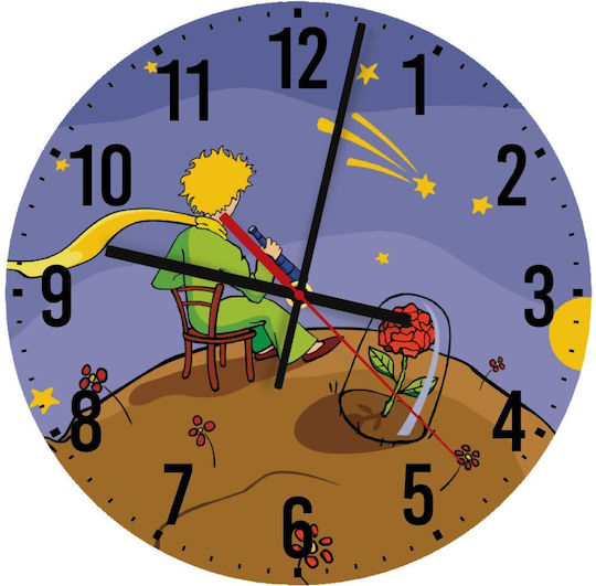Koupakoupa Leise Wanduhr Hölzernes Lila
