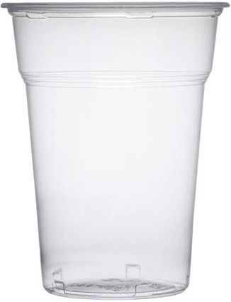 Intertan Einwegbecher Kunststoff Transparent 400ml 50Stück