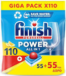 Finish Power All 110 Κάψουλες Πλυντηρίου Πιάτων
