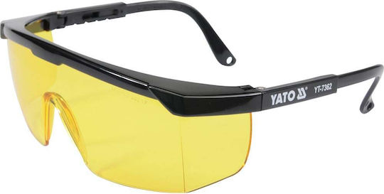 Yato Safety Glasses for Protection with Yellow Lenses 1pcs