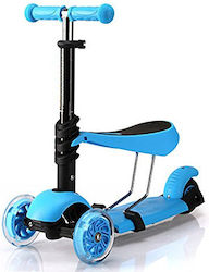 Scooter Kids Scooter 3-Wheel with Seat Blue