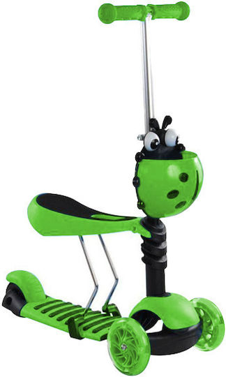 Scooter Παιδικό Πατίνι Τρίτροχο με Κάθισμα Πράσινο