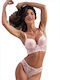 Love And Bra Δαντελένιο Σετ Εσωρούχων Bralette με Brazil Ροζ