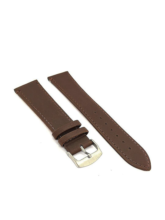 Diloy Straps Leather Strap Brown 22mm