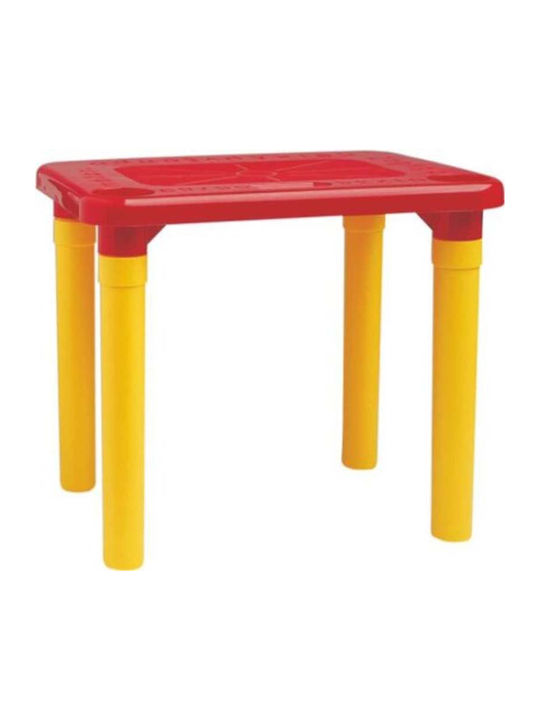 Kids Table made of Plastic Red