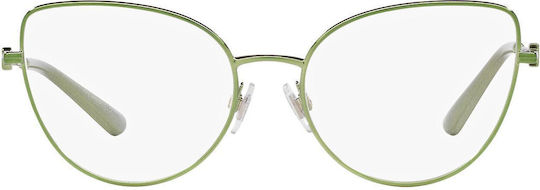 Dolce & Gabbana Дамски Металик Рамки За Очилa Зелен DG1347 1314