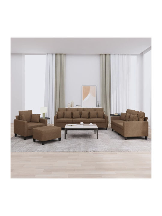 Σετ Σαλονιού 3-Sitzer & 2-Sitzer & Sessel & Hocker
