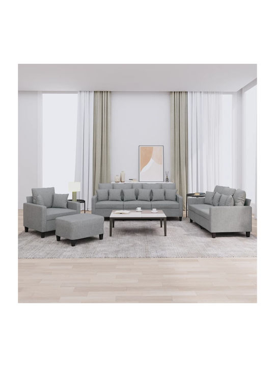 Σετ Σαλονιού 3-Sitzer & 2-Sitzer & Sessel & Hocker