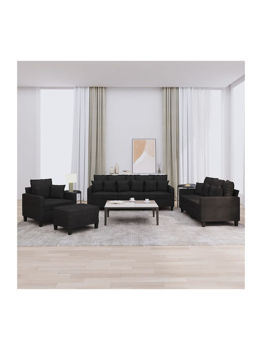 Σετ Σαλονιού 3-Sitzer & 2-Sitzer & Sessel & Hocker