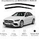 Heko Set of Windbreakers Front Car Dark Fime for Mercedes-Benz C Class W206 4D 2021 2pcs