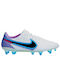 Nike Tiempo Legend 9 Elite SG-Pro Χαμηλά Ποδοσφαιρικά Παπούτσια με Τάπες White / Black / Baltic Blue / Explosion Pink
