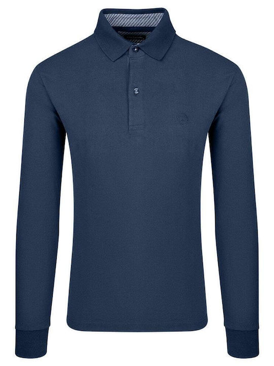 Polo Bluză cu mânecă lungă Blue