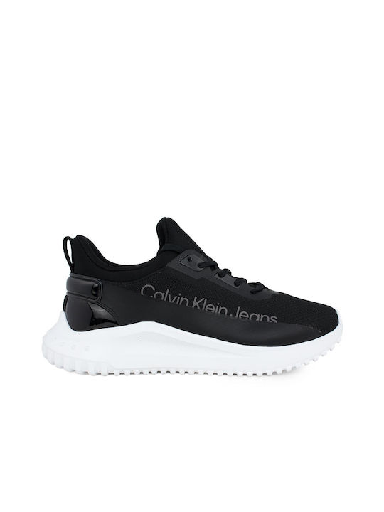 Calvin Klein Eva Run Slipon Γυναικεία Sneakers Μαύρα