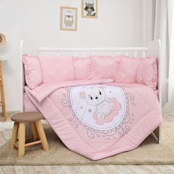 Lorelli Σετ Κούνιας Lily Pink 4τμχ