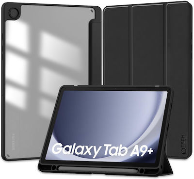 Tech-Protect Sc Флип капак Пластмаса Черно Galaxy Tab A9+ Plus 11.0 X210 / X215 / X216