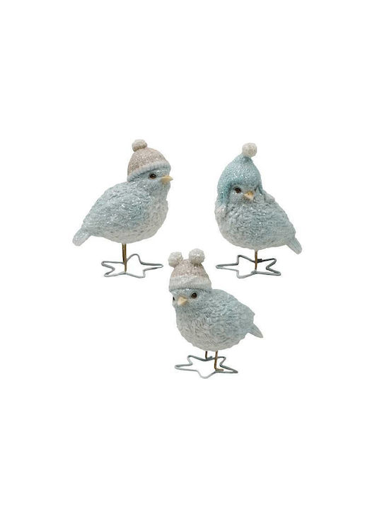 +Efo Christmas Plastic Figure Little bird Length 9cm 3pcs