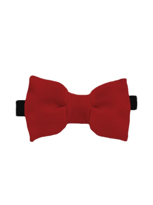 Bonjour Bebe Kids Fabric Bow Tie Red