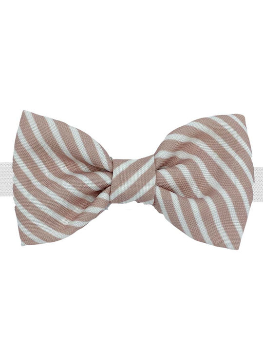 Bonjour Bebe Kids Fabric Bow Tie Pink