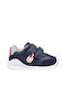 Παιδικά Sneakers με Σκρατς Navy Μπλε