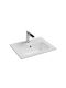 Bianco Ceramica Flat Aufsatzwaschbecken Porzellan 50x36cm Bianco Ceramica