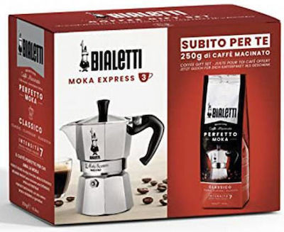 Bialetti Perfetto Moka Classico Stovetop Espresso Pot 3 Cups Unelte pentru măcelari Argint