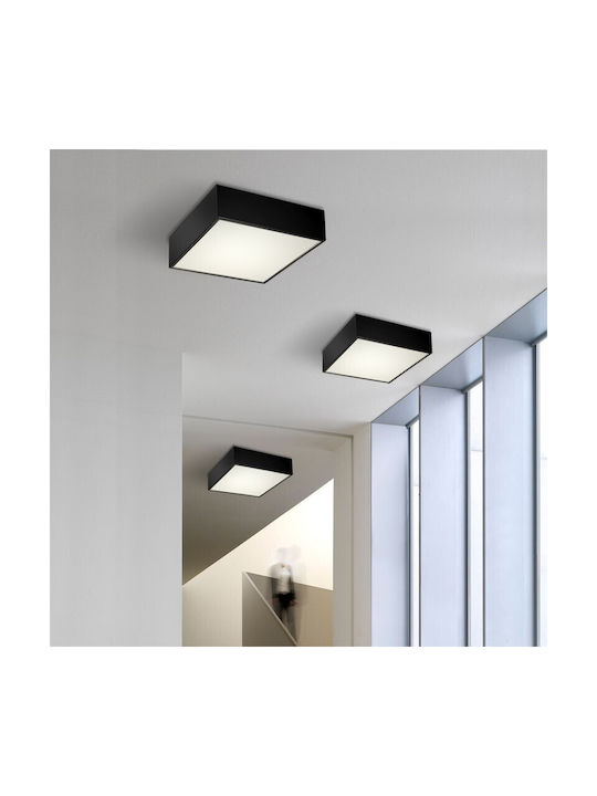 Luma 01297 Metalică Plafonieră de tavan cu LED integrat în culoarea Gri Gri