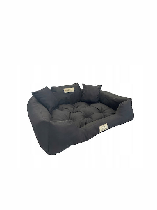 KingDog Sofa Dog Bed Black 55x45cm.