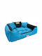 KingDog Sofa Dog Bed Blue 75x65cm.