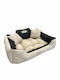 KingDog Sofa Hundebett Beige 100x75cm.