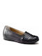 Ανατομικά Γυναικεία Slip-On από Συνθετικό Δέρμα Μαύρα