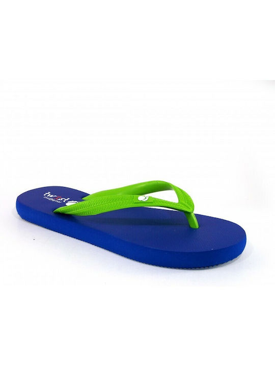 Twist Frauen Flip Flops in Grün Farbe