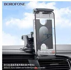 Borofone BH100 Handyhalterung Auto 4.7 Zoll - 12.9 Zoll mit verstellbaren Haken Schwarz