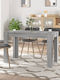 Table Dining Room Wooden Grey 120x60x76cm