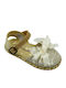Kids Espradrilles with Adjustable Metal Clasp Brown