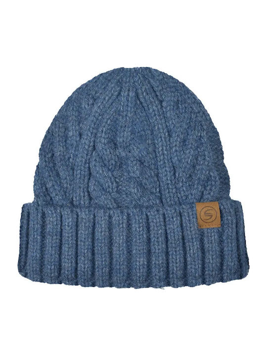 Beanie Beanie Knitted in Blue color