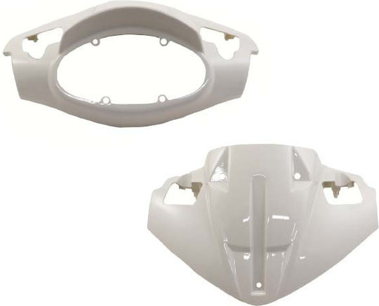 Keeway Enduro Motorcycle Handlebar Mask White 1pcs