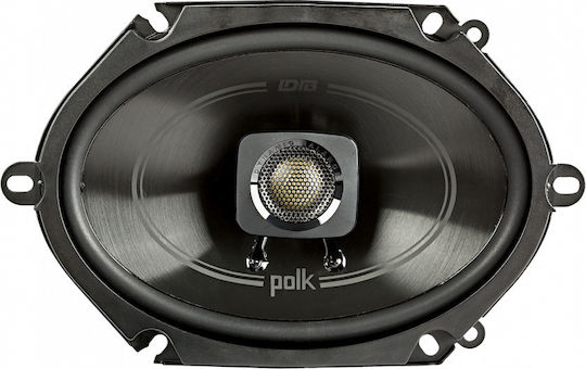Polk Audio DB572 Σετ Ηχεία Αυτοκινήτου Ομοαξονικά 6x9" με 75W RMS (2 Δρόμων)