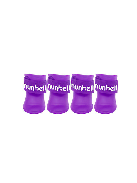 Nunbell Pet Shoes Dog in Purple Color