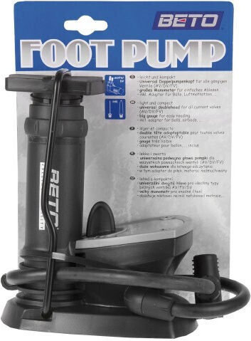 Aplus-Beto 01-10762 Bicycle Pump Air Pump Foot with Pressure Gauge