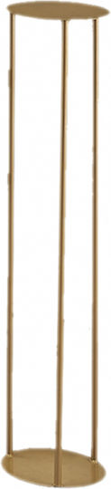 Novaker Table Stand made of Metal Gold 100cm