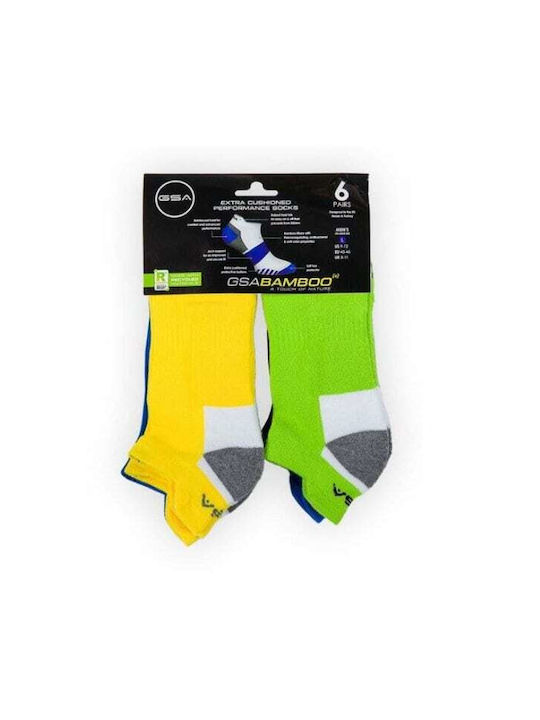 GSA Bamboo Sportsocken Gelbe 1 Paar