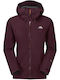 Women's Short Puffer Hardshell Jacket Waterproof and Windproof for Winter with Hood Raisin