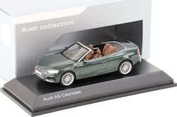 Spark 2017 Audi A5 Cabriolet Figurină de Modelism Verde la Scară 1:43 Verde Gotland metalizat