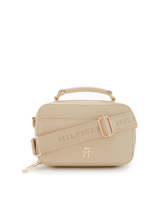 Tommy Hilfiger Iconic Tommy Geantă de damă Crossbody Bej