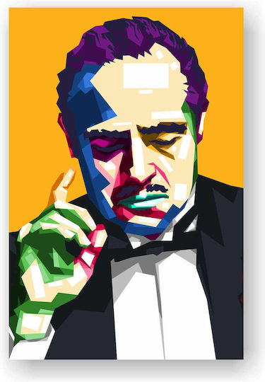 Fritzyart Godfather Rahmen Stoff 30x45cm